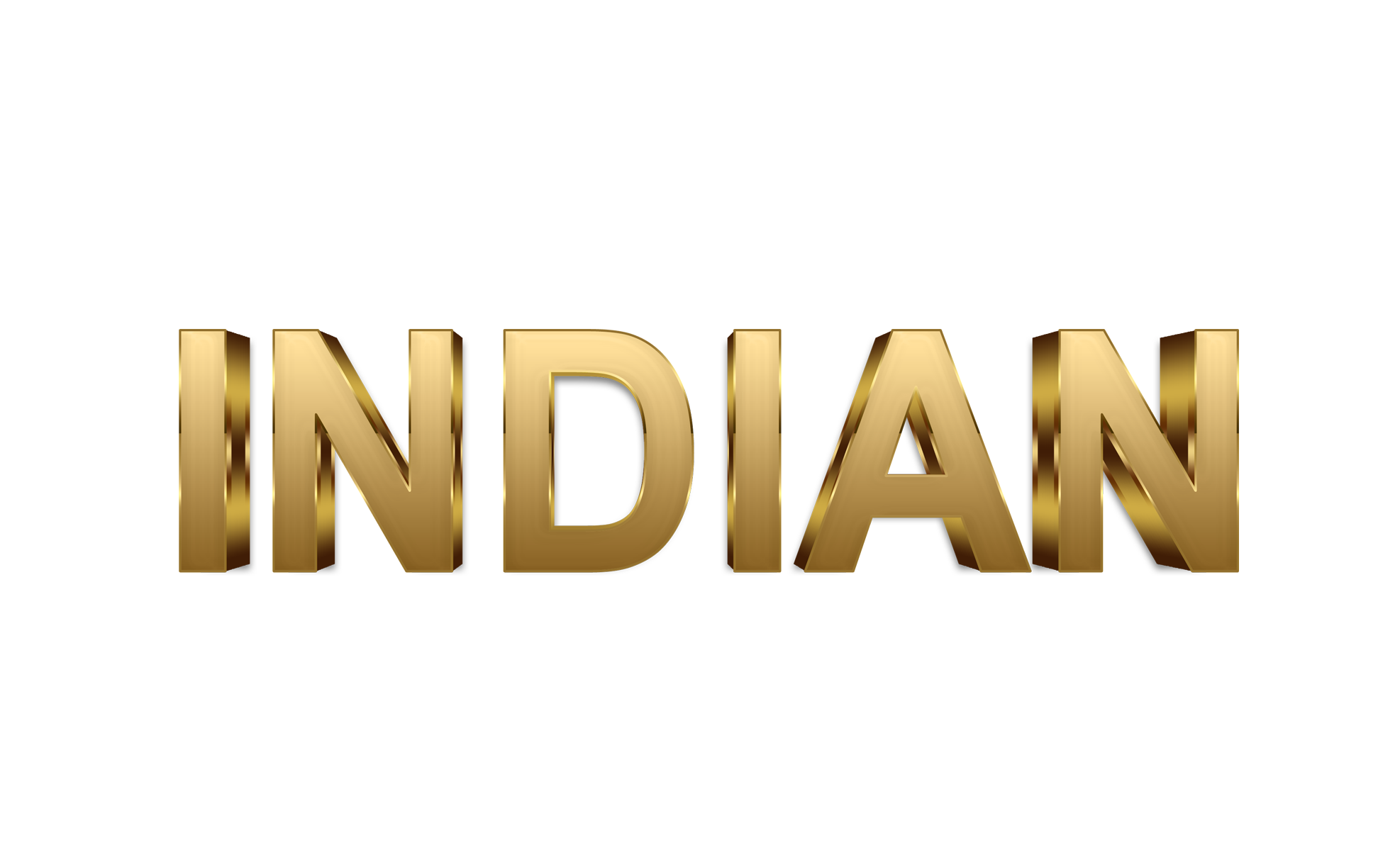 Indian word png, Indian png, word Indian gold text typography PNG images Indian png transparent background
